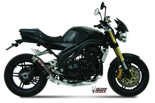 Sport Auspuff MIVV GP Steel Black Triumph Speed Triple 1050 Bj.2005-2006 (515NJ) eintragungsfrei+ABE