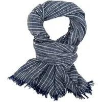 Ella Jonte Modeschal, Maritimer Streifen-Look mit Crinkle-Effekt aus Baumwoll-Mix
