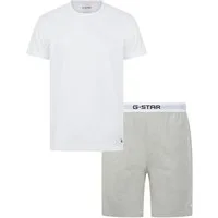 G-STAR Pyjama SLATE, T-SHIRT & SHORTS (Set, 2 tlg) Regular Fit in Baumwoll-Qualität