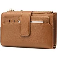 Frentree Geldbörse Damen Portemonnaie RFID Schutz herausnehmbares Etui medium (7 sichtfenster, Geldbeutel mit Reißverschluss und Scheinfach), Geschenkbox