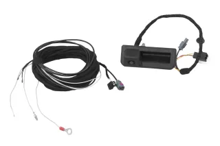 Original Kufatec Komplett- Set Nachrüstung Rückfahrkamera + Kabelbaum für Skoda Yeti 5L ab 2009-2017