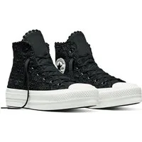 Converse CHUCK TAYLOR ALL STAR LIFT PLATFORM CROCHET Sneaker für vielseitige Freizeitaktivitäten, mit Gummilaufsohle