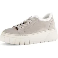 Gabor Plateausneaker, Plateau, Freizeitschuh, Halbschuh, Schnürschuh mit Warmfutter-Kragen