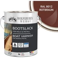 WO-WE Lack Bootslack Schiffslack Parkettlack Yachtlack W400, 0,75-5L, Seidenglänzend, Lösemittelbasis