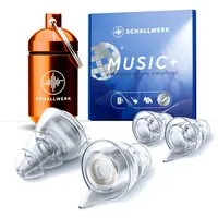 Schallwerk Gehörschutzstöpsel SCHALLWERK ® Music+ Gehörschutz Ohrstöpsel dämpft Lärm