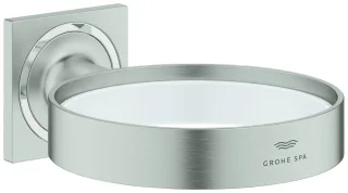 GROHE Halter Allure 40963_1 für Seifenschale/Föneinsatz supersteel, 40963DC1 40963DC1