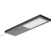 SO-TECH® LED Unterbauleuchte LED Möbelleuchte GIULIA II, stufenlos dimmbar, LED fest integriert, Neutralweiß, 1 Leuchte neutralweiß ohne Sensor, schwarz