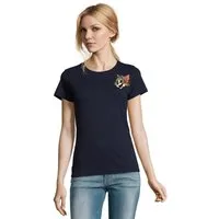Blondie & Brownie T-Shirt Tom und Jerry Retro Katz Maus Comic Vintage Damen Freizeitshirt Design (Einzelstück, Einzelartikel) RetroPatch KatzMaus UrbanStyle