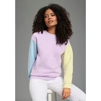 KangaROOS Sweatshirt mit Rundhalsausschnitt, Langarm-Design, aus Baumwolle und Polyester