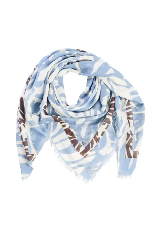 camel active - Schal mit Allover Print soft blue - Gr. - OS