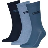 Levi's® Socken LEVIS REGULAR CUT BW LOGO RECYCL CO 3P (Packung, 3-Paar, 3er Pack) mit breitem Logobund