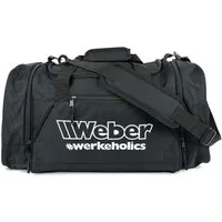 Weber GmbH Reisetasche Weber #Werkeholics Reisetasche schwarz, Sporttasche, Weekender, groß, Größe L, 40L, Trainingstasche