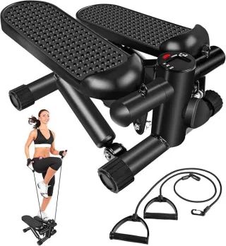 Bominfit 150kg Capacity Mini Stepper for Home Use - Quiet Slow Running Exercise Fitness Equipment Multifunctional Aerobi