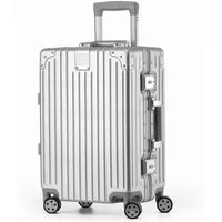 KOFA Handgepäckkoffer ZURICH, 55cm Alu-Rahmen & Polycarbonat-Hartschale, 4 Rollen, TSA Schloss