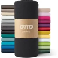 OTTO home Spannbettlaken PAPRIKA, Microfaser-Jersey, Gummizug: rundum, (1 Stück), Bettlaken Laken in zwei Qualitäten: Fleece & Jersey, schnelltrocknend