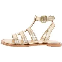 LIPSY Lipsy flache Römersandalen aus Kunstleder Sandale