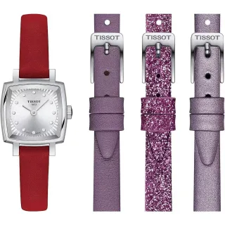Tissot Lovely Square Valentinstags Damen Rotuhr T0581091603600