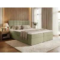 Beautysofa Boxspringbett TOPIQ mit Bettkasten (Bett für Schlafzimmer), mit 2x Bettkästen, Federkernmatratze