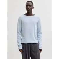 Jack & Jones Rundhalspullover JJEHILL KNIT CREW NECK NOOS Baumwolle, regular fit