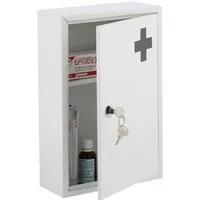 relaxdays Medizinschrank Abschließbarer Medizinschrank (1-St)