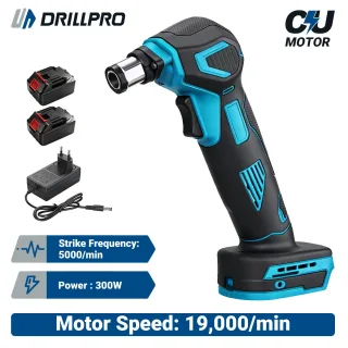 Drillpro Electric Nail Hammer Portable Lightweight Design 300W Power High Impact Frequency Compatible with 25mm to 90mm