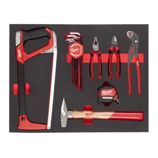 Milwaukee Werkzeug Einlage 15-teilig für Werkstattwagen 78cm - 4932493257