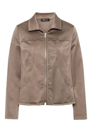 FRANK WALDER - Jacke LOVELY SPRINGTIME mit softem edlen Touch iced coffee - Gr. - 40