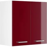 Vicco Hängeschrank R-Line, Rot Hochglanz/Weiß, 60 cm (1-St)