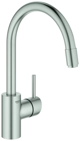 GROHE EH-SPT-Batterie Concetto 32663 h. Asl. azb. L-Br. GROHE Zero supersteel, 32663DC3 32663DC3