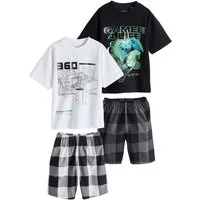 Next Pyjama Schlafanzüge mit Shorts, 2er-Pack (4 tlg)
