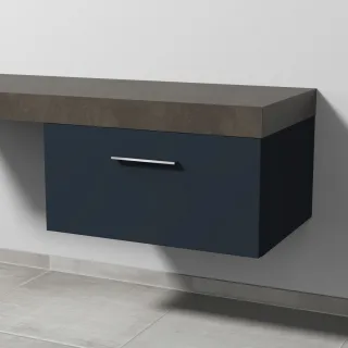 Sanipa Anbau-/Solitärschrank mit Auszug 2morrow (G3234) 340x700x520 Marine-Matt, G32341R G32341R