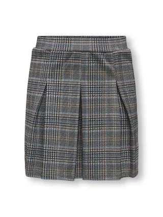 KIDS ONLY - KOGVITA SCHOOL CHECK PLEAT SKIRT JRS Black - Gr. - 140