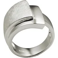 SILBERMOOS Silberring "Doppelter Bandring", 925 Sterling Silber