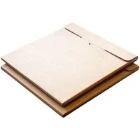 Packen24 GmbH Versandkarton Faltschachtel 320 x 320 x 8 mm Schallplatte Versandschachtel einwellig