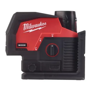 Milwaukee Kreuzlinienlaser mit Lotfunktion M12 CLLP-301C - 4933478100