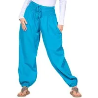 KUNST UND MAGIE Haremshose Kunst&Magie Damen Pluder-/Haremshose Sommerhose Hippie Wellness Yoga