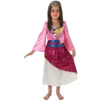 Rubie´s Prinzessin-Kostüm Disney Prinzessin Mulan Glanzkostüm für Kinder, Klassische Märchenprinzessin aus dem Disney Universum