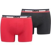 Levi's® Boxershorts MEN SPRTSWR LOGO BOXER BRIEF ORGANIC CO 2er Pack (Set, 2-St., 2er-Pack)