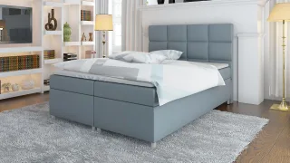Boxspringbett Schlafzimmerbett TONIO 180x200cm inkl.Bettkasten