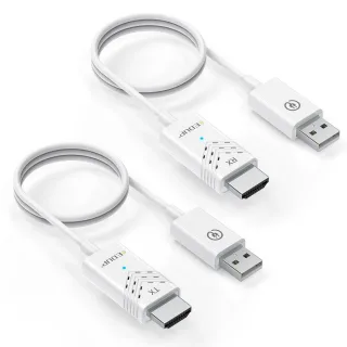 EDUP Wireless HD Transmitter and Receiver Kit 1080P@60Hz Full HD Extender 50m Long Range 0.1s Delay Plug and Play Suppor