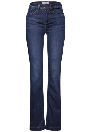 Street One - Bootcut Jeans blau - Gr. - 26/30