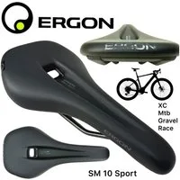 Ergon Fahrradsattel Ergon Fahrrad SM 10 Sport Men S/M MTB Tour Ebike Ergo Sattel Schwarz