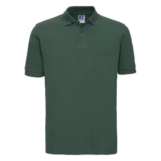 Russell Herren Kurzarm-Poloshirt aus 100% Baumwolle (flaschengrün)