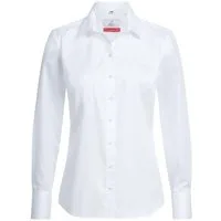 GREIFF Langarmbluse Greiff Corporate Bluse PREMIUM Damen OEKO TEX® Bügelfrei Weiß