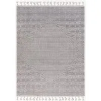 Mazovia Designteppich Geometrische Bögen Wohnzimmer, Schlafzimmer, Esszimmer, Büro, 80 x 150 cm, Fußbodenheizung