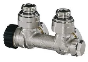 Heimeier Multilux 2-Rohr Thermostat-Ventilunterteil DN 20 Eckform IG 1/2"