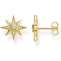 THOMAS SABO Paar Ohrstecker Ohrstecker Stern gold