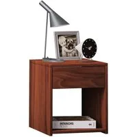 VCM Nachttisch Holz Nachttisch Nachtschrank Schublade Sledo Mini (1-St), 40x35x35cm Beistelltisch, Schublade