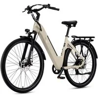 TTGO E-Bike Cityrad 28 Zoll, 120km, Elektrofahrrad für Damen und Herren, Tiefeinsteiger, 7 Gang SHIMANO, Kettenschaltung, Heckmotor, 650 Wh, (für ca. 160–195 cm), 5 Stufen, Leicht nur 26kg, Pedelec bis zu 125kg, Aluminiumrahmen