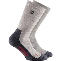 Rohner Socks Wandersocken Compression Trek Light l/r (Trekking) hellgrau - 1 Paar